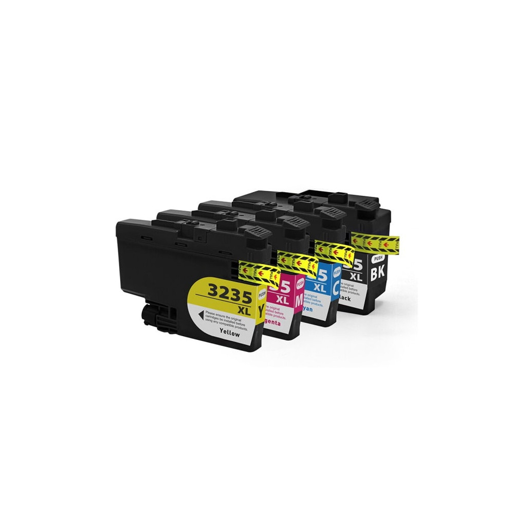 Kit 4 Cartridges Brother Compatible LC-3235XL