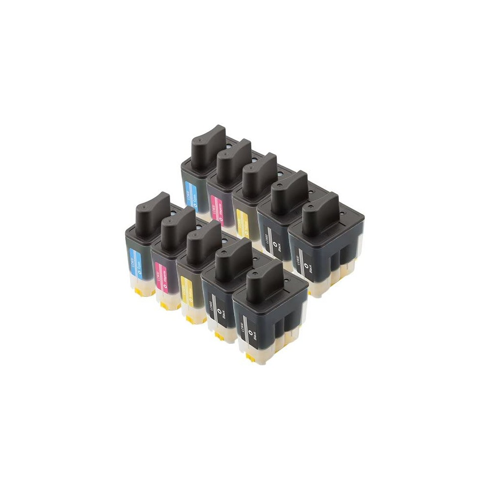 Kit 10 Compatible Cartridges Brother LC-900-DCP110C-Tuttoink S.r.l.