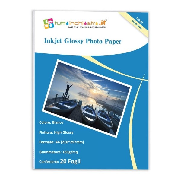 Glossy Photo Paper A4 180gr 20 sheets
