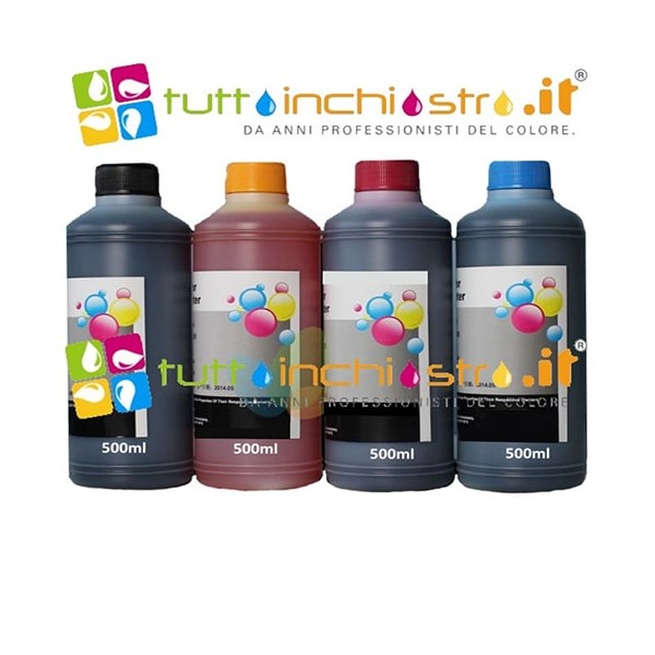 Kit 4 Inks Compatible 500ml Color