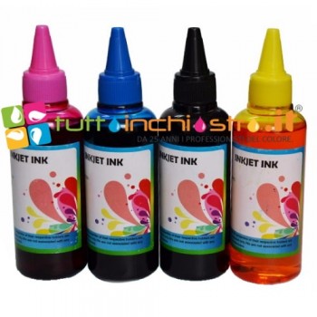 Kit 4 Inks Compatible Color 100ml