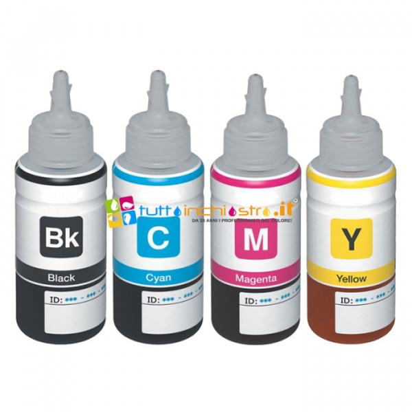 Kit 4 inks Epson EcoTank compatible